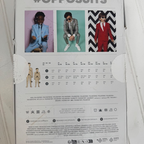 NEW Opposuits Navy Royale 16Y Suit Set - Picture 5 of 8